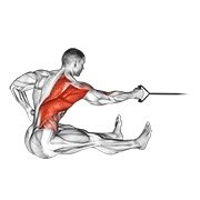 Band One Arm Twisting Seated Row