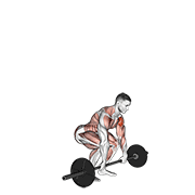 Barbell Clean And Press exercise animation