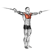 Cable Cross-Over Variation exercise animation