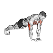 Diamond Push-Up exercise animation