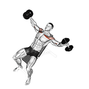Dumbbell Incline Breeding exercise animation