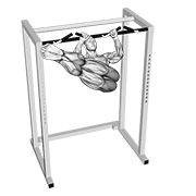 Hanging Straight Twisting Leg Hip Raise form demonstration - targeted for Abs Waist workouts