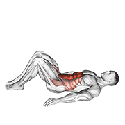 Hip Raise (bent Knee) exercise animation