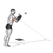 Lever One Arm Shoulder Press exercise animation