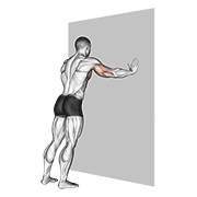 Push-Up (wall) V. 2 exercise animation