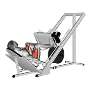 Sled 45в° Leg Wide Press exercise animation