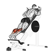 Sled Forward Angled Calf Raise exercise animation
