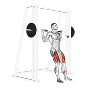 Smith Chair Squat exercise animation