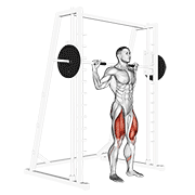 Smith Squat exercise animation