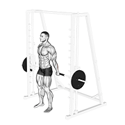 Smith Standing Back Wrist Curl exercise animation