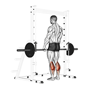 Smith Standing Leg Calf Raise exercise animation