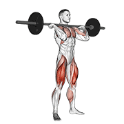 Squat Jerk exercise animation