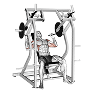 Lever Shoulder Press V. 2 exercise animation