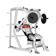 Lever Decline Chest Press exercise animation