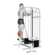 Cable Standing Calf Raise exercise animation