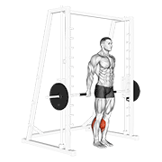 Smith Reverse Calf Raises exercise animation