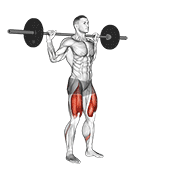 Barbell Lateral Lunge exercise animation