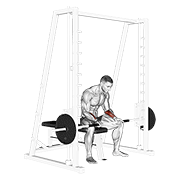 Smith Seated Wrist Curl exercise animation