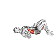 Twist Hip Lift exercise animation
