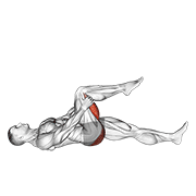 Leg Up Hamstring Stretch exercise animation