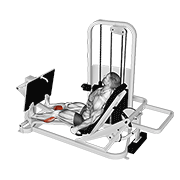 Lever Seated Calf Press exercise animation