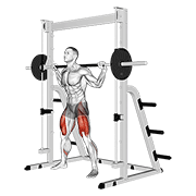 Smith Sumo Squat exercise animation
