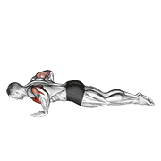 Kneeling Push-Up (male) exercise animation