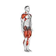 Astride Jumps (male) exercise animation
