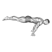 Full Planche form demonstration - targeted for Abs Waist workouts