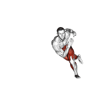 Skater Hops exercise animation